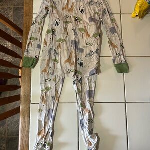 Little Sleepies Kids Safari Animal Print